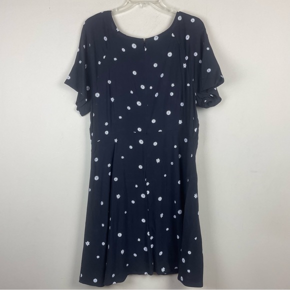 NWOT Abound Black Floral Skater Zip Fit & Flare Dress Sz XL - Picture 9 of 12